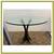 Custom Round Iron Pedestal + Glass Dining Table 8 thumbnail