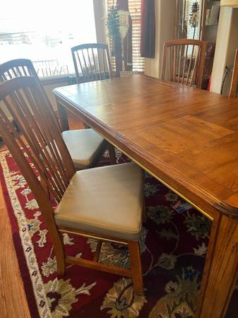 Hardwood dining table 1