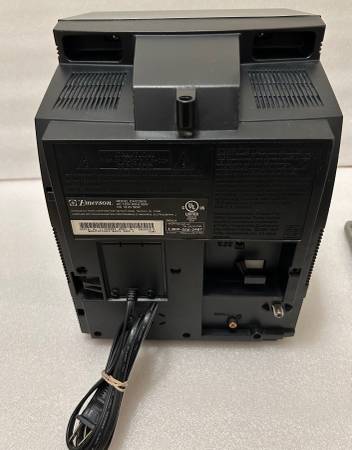 Emerson 9" EWC09D5 CRT TV Vintage Retro Gaming - Front RCA Inputs - $90 (San Jose)63471478275843121