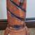 HANDMADE FREEFORM CERAMIC TOTEM POLE STYLE TABLE LAMP BLUE BROWN 7 thumbnail