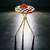 Modern Small Round Coffee Table - Stainless Steel End Table with 3 Gold Leg Fram 5 thumbnail