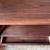 Heritage Henredon Solid Wood Cocktail / End Table with Drawer & Brass Casters -  4 thumbnail