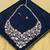 Rhinestone Bib Necklace w/Matching Pierced Earrings 3 thumbnail
