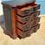 Exquisite Ethan Allen 4 Drawer  Entryway/Accent Table 5 thumbnail