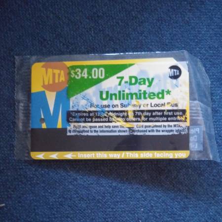 7 DAY METRO (UNOPENED) 1