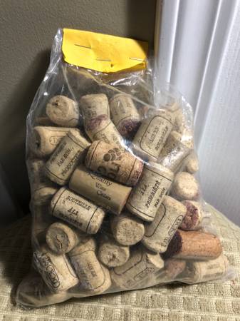 Used Bag of Corks for Crafts 1