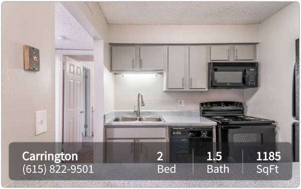 $1,475 / 2br - 1185ft2 - X marks the spot! You've just found a gorgeous 2 bed / 1.5 bath! (Hendersonville)63904820528259122