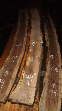 Black Walnut limb slabs