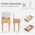 Solid Wood Small Vanity with Mirror with 3 Lighting Modes 1 thumbnail