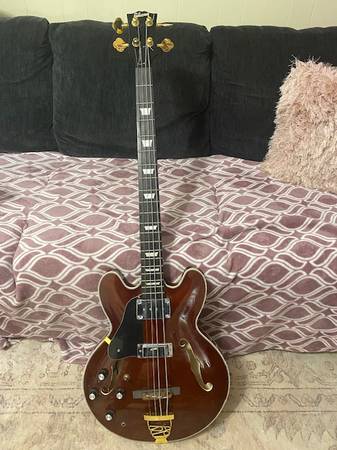 Gibson 350T Copy with Hardshell Case,Lefty 1