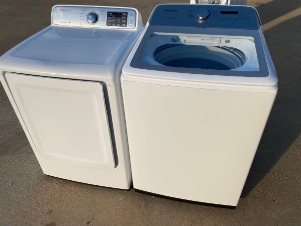 Samsung top load washer and dryer electric high efficiency 1