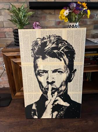 Large DAVID BOWIE canvas 1