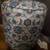 Blue/White Damask MOROCCAN FLORAL FABRIC STUFFED STOOL POOF~New! 7 thumbnail