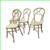 Matthew Izzo Home Faux Bois Outdoor Garden Chairs, Set Of Four 1 thumbnail