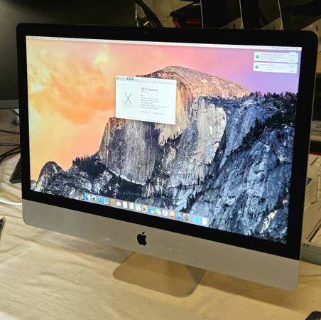 Apple iMac 27-inch All in One Desktop. Late 2013