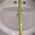 White porcelain top mount bathroom sink 3 thumbnail