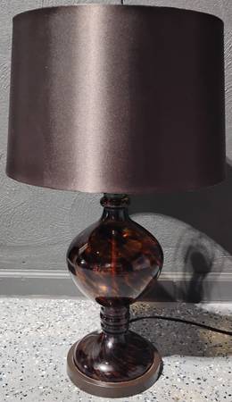 Pier 1 Tortoise Table Lamp 28" Tall 1