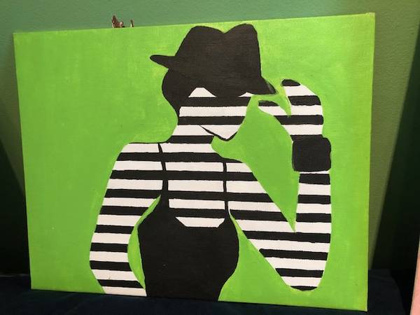 Abstract woman painting 1