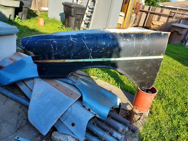 1957 Chevy left front fender passenger car 1