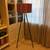 Metal / Cast Iron Tripod Floor Lamp  by TK Lighting, 62" High, NEW 4 thumbnail
