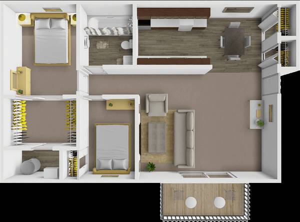 BBQ/Picnic Area, 2 bedroom, Situated in Newark! 1