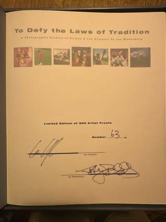 Primus / Les Claypool (signed) – To Defy the Laws of Tradition – Artist Proo 1