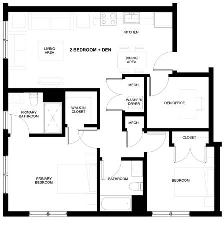 Brighton 2 Bed/2 Bath | New Development | Rooftop Deck & EV Charging 1