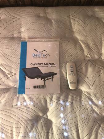 Full Size BEDTECH Adjustable Base w/Mattress 1