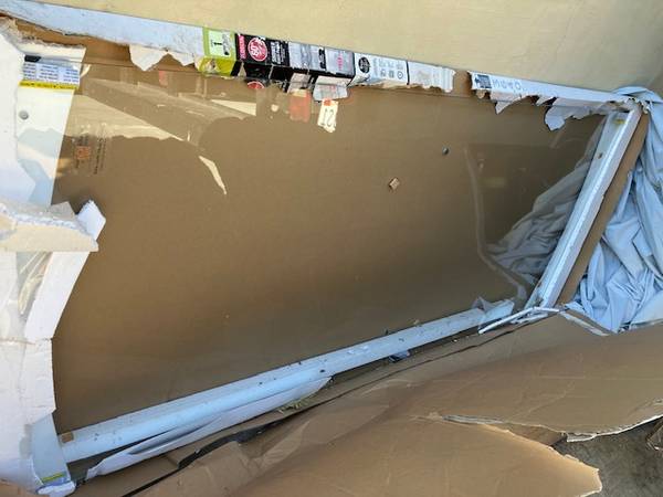 SHOWER glass panel-one new 1