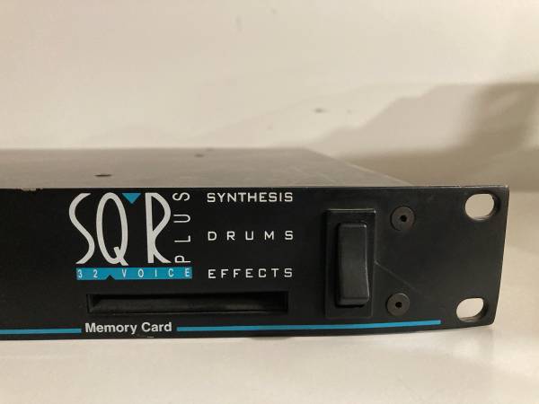 Ensoniq SQ-R Plus Rack Mount Synthesizer Sound Module Plus Drum