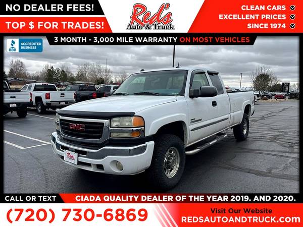 2004 GMC Sierra 2500HD 2500 HD 2500-HD SLT PARA - $14,999 (1451 Vista View Dr., Longmont, CO 80504)63612419905537124