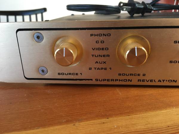 Superphon Revelation II Solid State Preamp 1