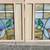 ⭐️⭐️LEADED GLASS ANTIQUE TULIP ROSE MOTIF 1 thumbnail