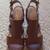 Franco Sarto Women's Wedge Sandals Platform Brown Cognac Size 8 M Mant 1 thumbnail