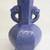 Vintage Chinese Blue Glazed Porcelain Hexoganal Vase 1 thumbnail