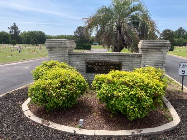 FLORENCE MEMORIAL GARDENS CEMETERY PLOTS*Premier CHRISTUS Section* 1