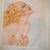 Woman in Ecstasy with Makeup Holding Her Breasts - Vintage Lithograph 6 thumbnail