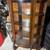 Vintage Wood Curio Cabinet w curved Glass front 1 thumbnail
