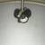 Modern Round Saucer Style Chrome  & Milk glass Chandelier Light Lamp 8 thumbnail