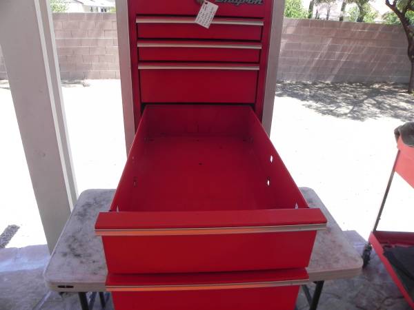 Vintage Snap-On KR291 Rare 7 Drawer Side Cabinet 1 key USA 1993