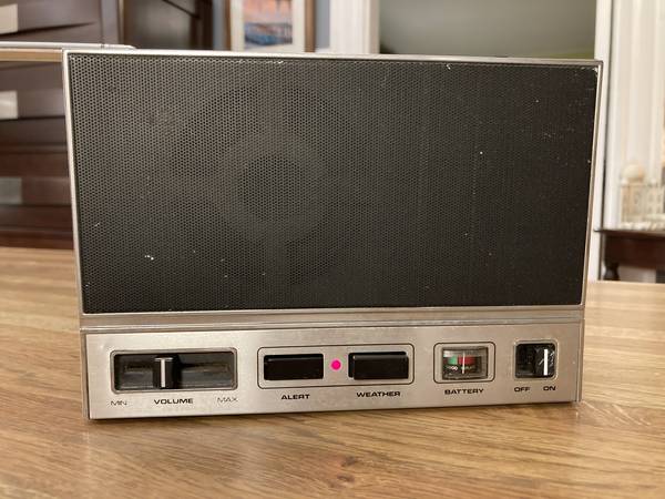 WeatherAlert model TA-25 - Rare NOAA Weather Radio Tornado Warning 1