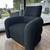 Crate & Barrel Snoozer Grey Boucle Nursery Swivel Glider Chair 1 thumbnail