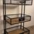 Three-Tier Metal and Wood Storage Cart 2 thumbnail