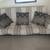 Futon and coffee and end tables 1 thumbnail