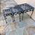 Vintage Mid Century Metal Nesting Patio Tables - set 3 2 thumbnail