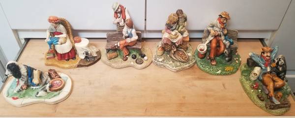6 Naturecraft Congleton Figurines – 1969–1981 – Hand-Painted Stoneware 1