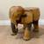 Vintage solid wood elephant footstool or plant stand 1 thumbnail