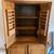 Solid Oak Sewing Cabinet 2 thumbnail