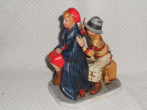 NORMAN ROCKWELL "THE YOUNG ARTIST" FIGURINE - SPECIAL CLUB EDITION #1 1