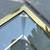 Vintage brass and glass end table in the style of Milo Baughman 5 thumbnail
